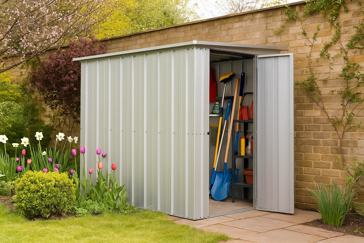 Store-All Pent Metal Shed 54PEZ
