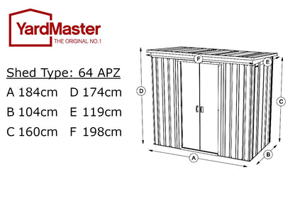 Castleton Pent 6ft x 4ft
