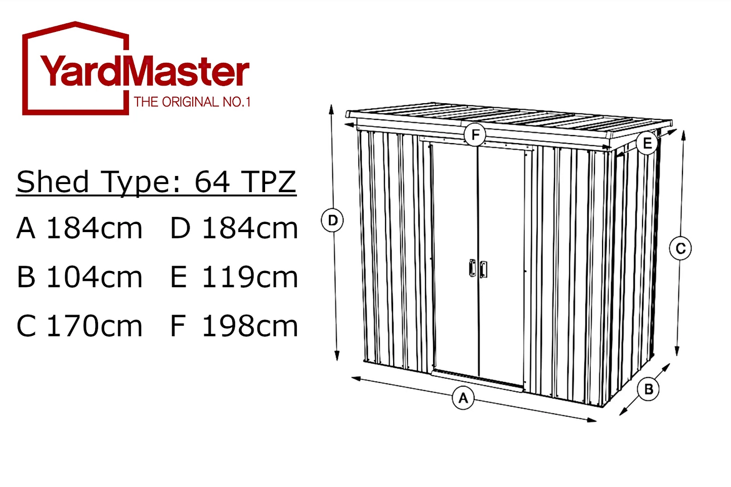 Tall Platinum Stone Grey 6ft x 4ft
