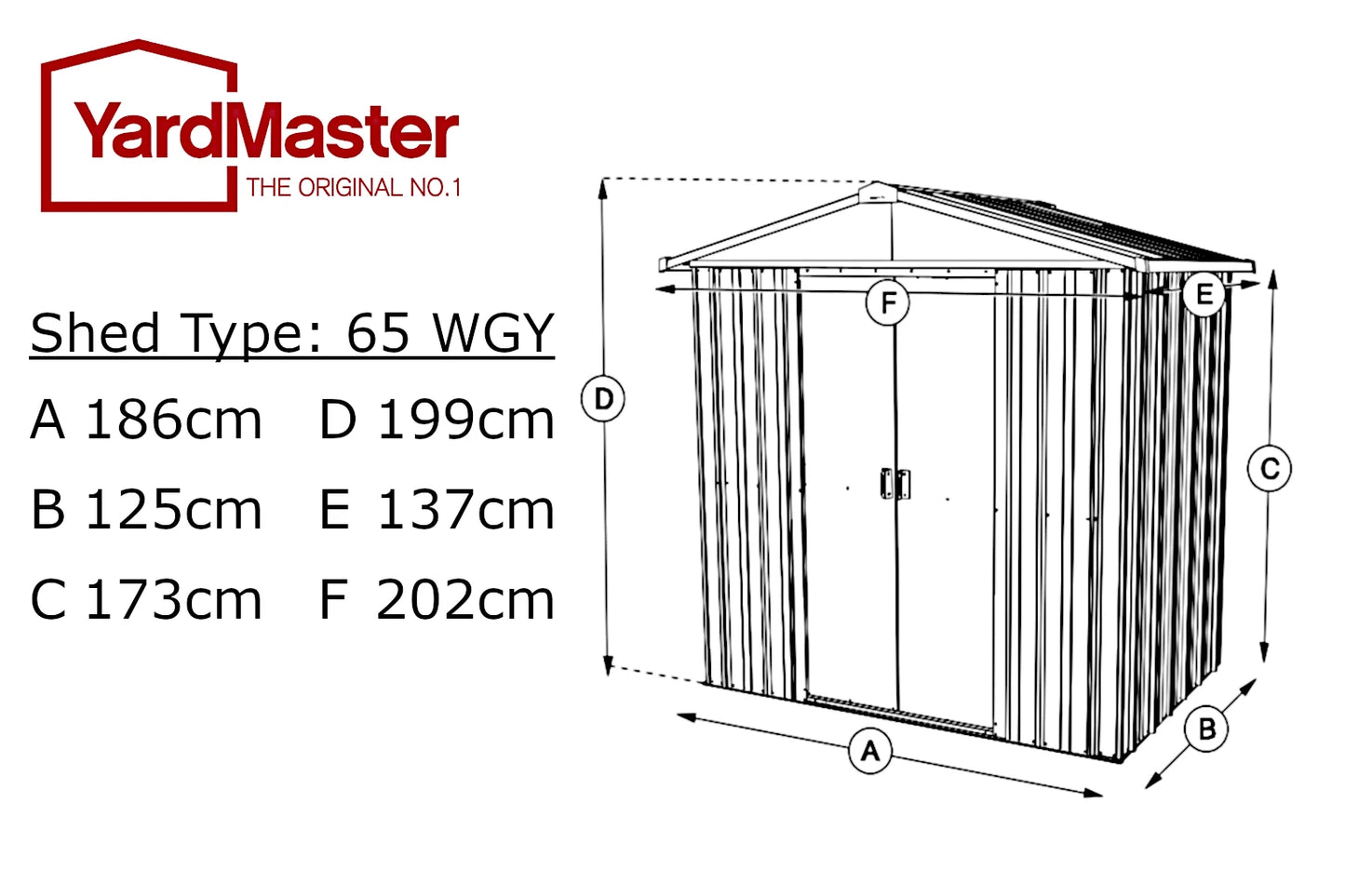 Woodview Premium WGY 6ft x 5ft